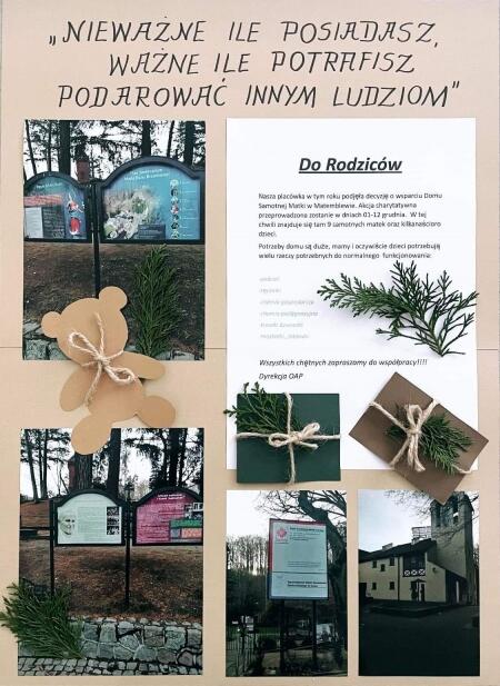 Wsparcie Domu Samotnej Matki w Matemblewie